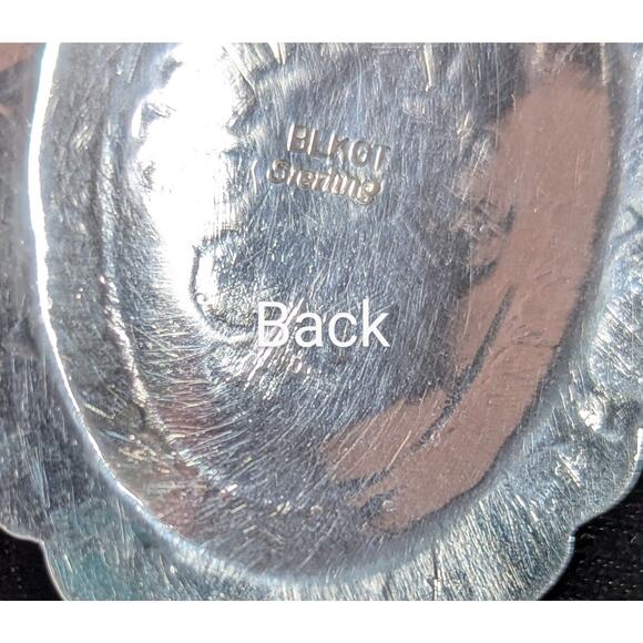 Silver and Blue Pendant Necklace - Picture 9 of 9